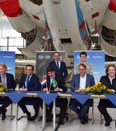 Embraer Fokker Techniek Fokker Services Mou Signing